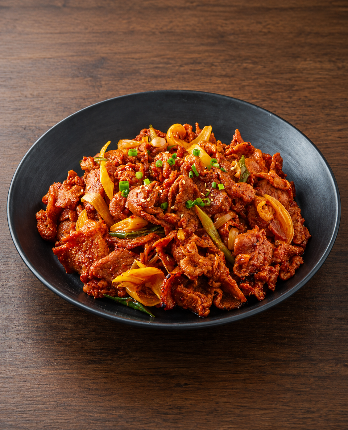 제육볶음 – spicy stir-fried pork